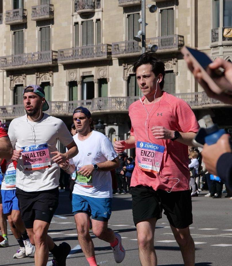 Enzo Mazzariol corriendo una carrera